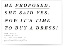 Poem Grand Save The Date Cards