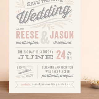 Rustic Charm Grand Save The Date Cards
