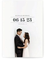 Classic Date Grand Save The Date Cards