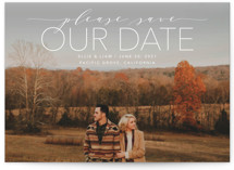 Mixed Type Grand Save The Date Cards