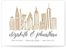 Skyline - New York City Grand Save The Date Cards