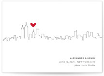 Love in the City - New York City Grand Save The Date Cards