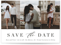 Minimal Elegance Grand Save The Date Cards