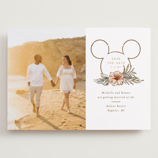Disney's Mickey Mouse Tropical  Frame Grand Save The Date Cards