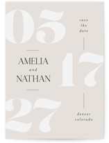 Ruled Grand Save The Date Cards