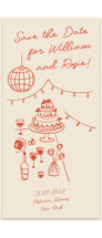 Tall Save the Date Cards