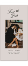 Tall Save the Date Cards