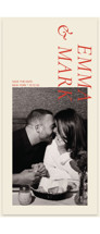 Editorial Moment Tall Save the Date Cards