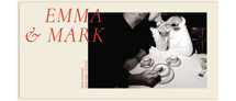 Editorial Moment Tall Save the Date Cards