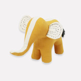 Handmade Elephant Stuffed Animal - Mustard Plush Toys