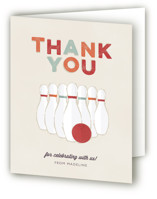 Bowl Party Sweet Sixteen Party Thank You Cards