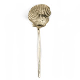 Shell Serving Spoon: Brass Serving Utensils