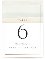 Contemplate Foil-Pressed Table Numbers