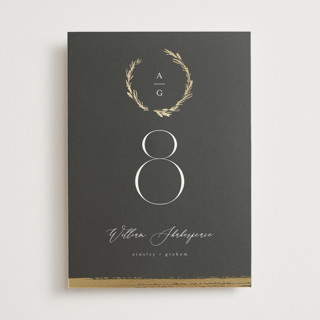 Panache Foil-Pressed Table Numbers