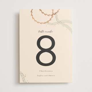 Stefana Foil-Pressed Table Numbers