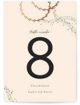Stefana Foil-Pressed Table Numbers