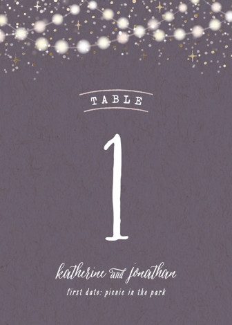 garden lights foil pressed wedding table numbers by hooray minted garden lights