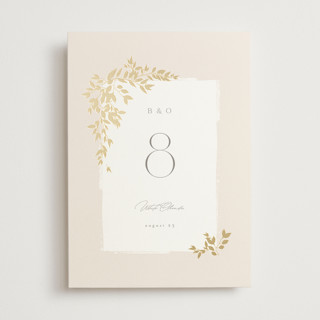 Everly Foil-Pressed Table Numbers
