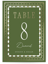 Sadie Foil-Pressed Table Numbers