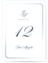 othellolagkage Foil-Pressed Table Numbers