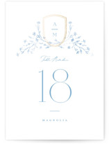 storybook garden Foil-Pressed Table Numbers