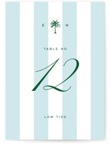 Island Palm Table Numbers