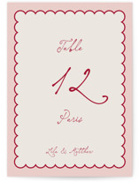 Swan love Table Numbers