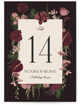 Romantics Table Numbers