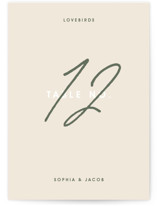 True North Table Numbers