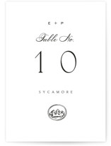 Aspen Knoll Table Numbers