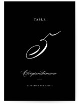 Classically Elegant Table Numbers