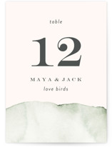 Table Numbers