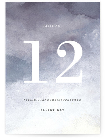 Sea Splash Table Numbers