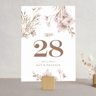 ring box Table Numbers