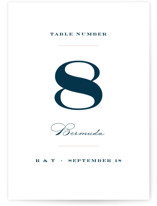 Table Numbers