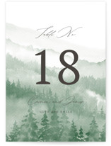 Over the mountains Table Numbers