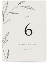 Table Numbers