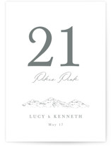 Mountainview Table Numbers