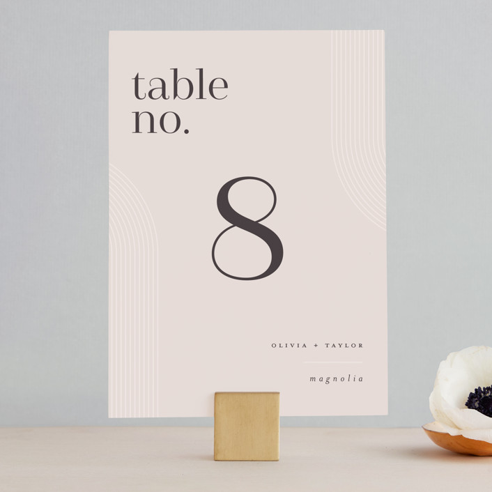 Eclectic Table Numbers by Vera Lim | Minted