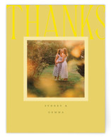 Flat Wedding Thank You Cards