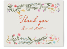 Chantilly Wedding Thank You Cards