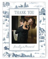 Aspen Toile Wedding Thank You Cards