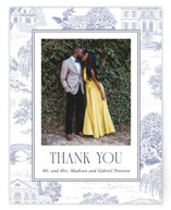 Southern Charm Toile Wedding Thank You Cards