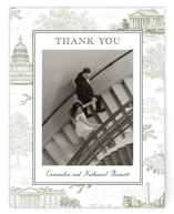 Flat Wedding Thank You Cards