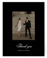 Chic Union Wedding Thank You Cards