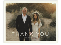 Flat Wedding Thank You Cards