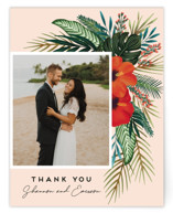 Flat Wedding Thank You Cards