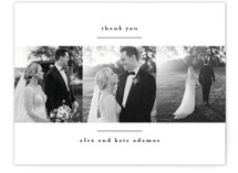 modern minimalist Wedding Thank You Cards