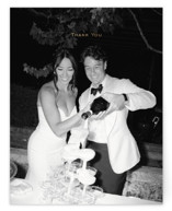 boxed in Foil-Pressed Wedding Thank You Cards