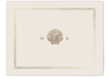 Foil-Pressed Flat Wedding Thank You Cards